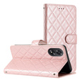 Etui z klapką do Oppo A38 4G / Oppo A18 4G, Wallet, BINFEN COLOR, różowe rose gold