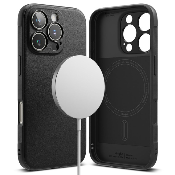 Etui Ringke do iPhone 16 Pro, Onyx MagSafe, czarne