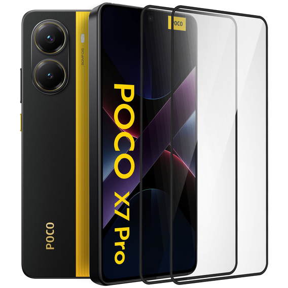 2x Szkło Hartowane ERBORD 3D do Xiaomi Poco X7 Pro – ochrona całego ekranu