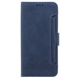 Etui z klapką do Oppo A38 4G / Oppo A18 4G, Card Slot, niebieskie
