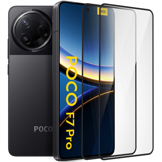 2x Szkło Hartowane ERBORD 3D do Xiaomi Poco F7 Pro – ochrona całego ekranu