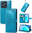 Etui z klapką do Realme C61, Mandala, niebieskie