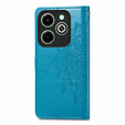 Etui z klapką do Infinix Hot 40i, Mandala, niebieskie
