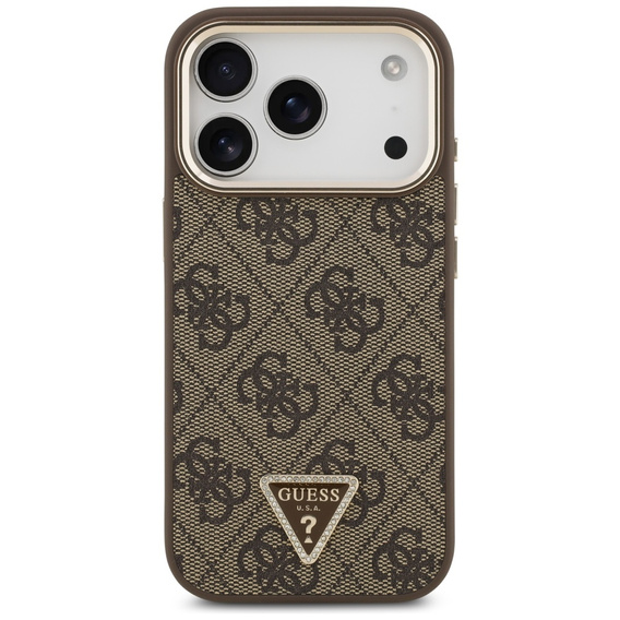 Etui Guess 4G Triangle Logo MagSafe do iPhone 17 Pro