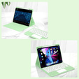 Etui z klawiaturą do iPad Air 10.9" 2022/2020 (5/4 gen.), Touchpad, zielone