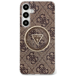 Etui GUESS Magnetic IML Metal Glitter 4G Circle Triangle do Samsung Galaxy S25 Ultra