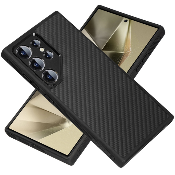 Etui do Samsung Galaxy S24 Ultra, ERBORD KevlarGuard do MagSafe, czarne