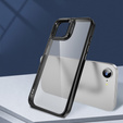 Etui do Iphone 16E, Kickstand Frame, przezroczyste / czarne