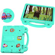 Etui do iPad 9.7" 2018/2017 (6/5 gen.) / Pro 9.7" 2016, Cute Patterns, z podstawką, Zielone