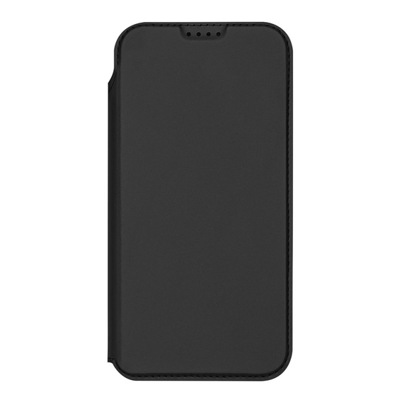 Etui Dux Ducis do iPhone 17 Pro Max, Skin Pro, z klapką, z miejscem na kartę, czarne