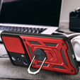 Etui pancerne do Xiaomi 13 Lite, CamShield Slide, czerwone