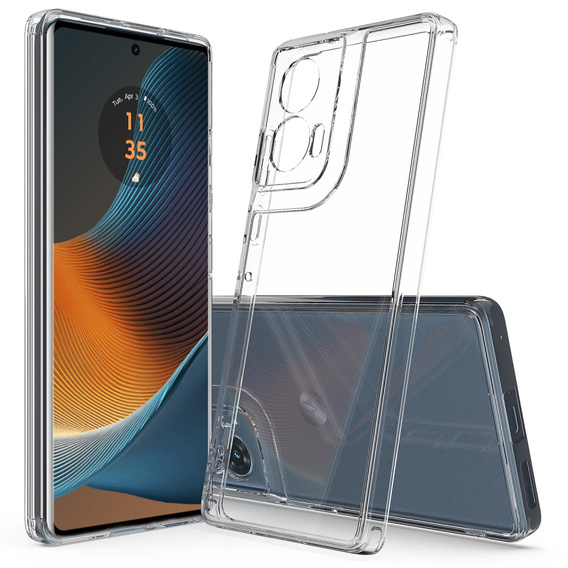 Etui do Motorola Edge 50 Fusion, Fusion Hybrid, przezroczyste