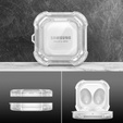 Etui Dexnor na Słuchawki Galaxy Buds 2 / 2 Pro / Pro / Live, Przezroczyste