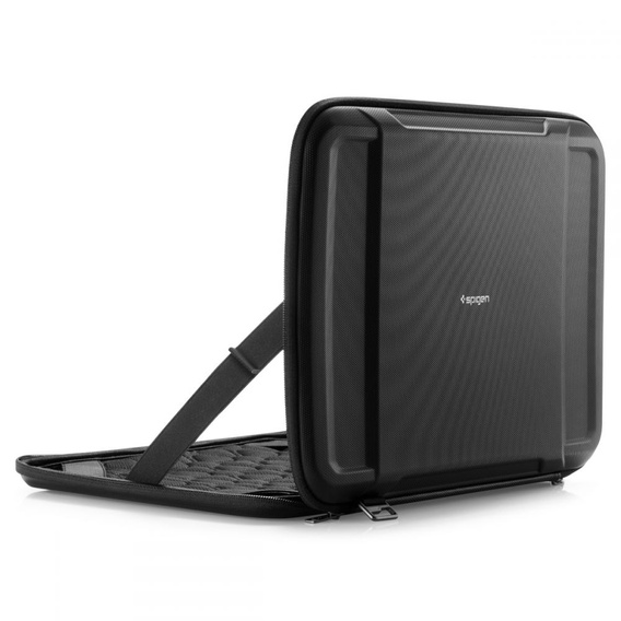Spigen Etui na Laptop 13", Rugged Armor Pouch, Black