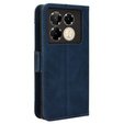 Etui z klapką do Infinix Note 40 Pro, Card Slot, granatowe