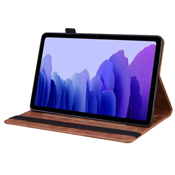 Etui do Lenovo Tab P12, Classic, z miejscem na rysik, brązowe