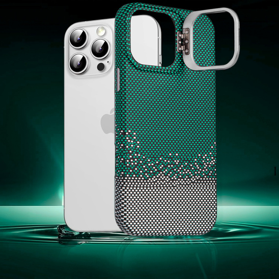 Etui do iPhone 14 Pro Max, Frame Kickstand, do MagSafe, Sand Green