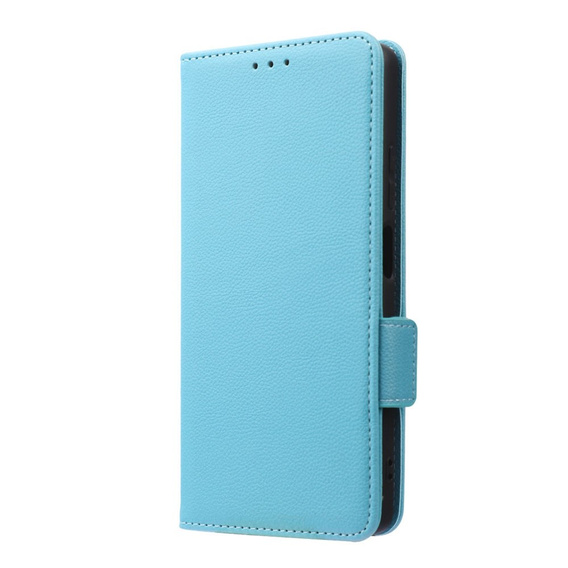 Etui z klapką do Xiaomi Redmi Note 12 5G / POCO X5 5G, Wallet Litchi Magnet, niebieskie