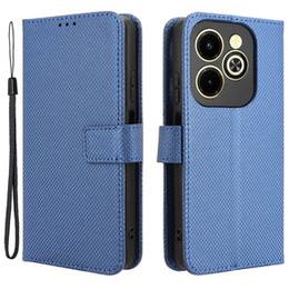 Etui z klapką do Infinix Hot 40i, Wallet Smart Magnet, niebieskie