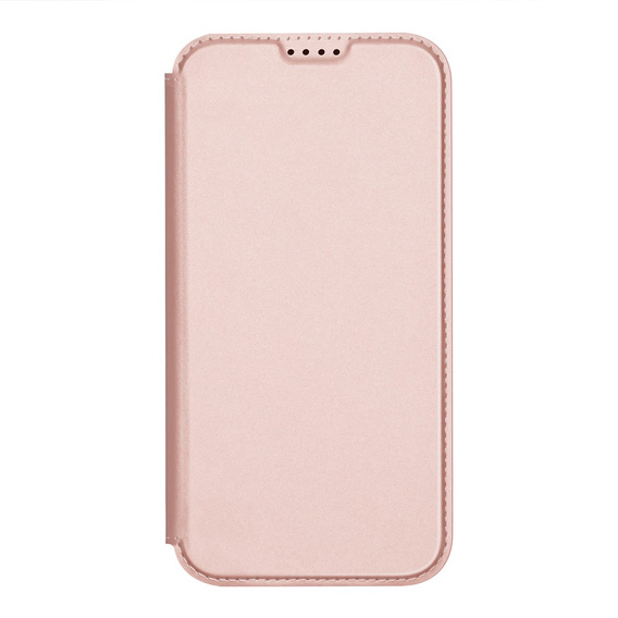 Etui Dux Ducis do iPhone 17, Skin Pro, z klapką, z miejscem na kartę,  różowe