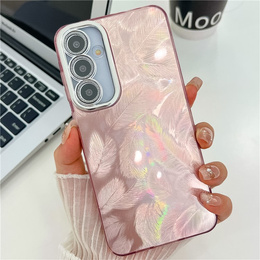 Etui do Samsung Galaxy A36 5G / A56 5G, Feather, różowe