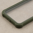 Etui do iPhone 11, Dexnor Full Body Rugged, przezroczyste / zielone