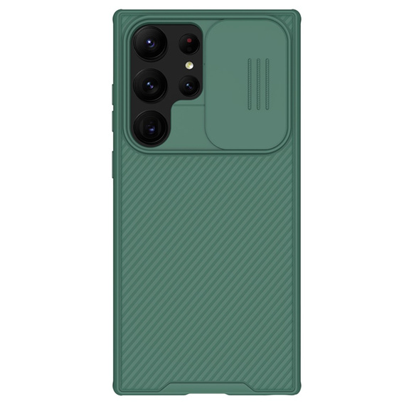 Etui NILLKIN do Samsung Galaxy S23 Ultra, CamShield Pro Case, zielone