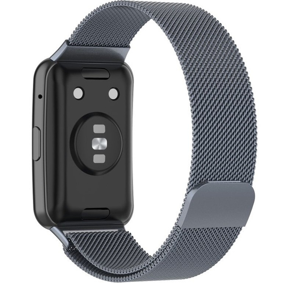 Pasek Bransoleta Milanese do Huawei Watch Fit, Szary