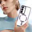 Etui do Samsung Galaxy S23, Electro MagSafe, fioletowe + Szkło na ekran