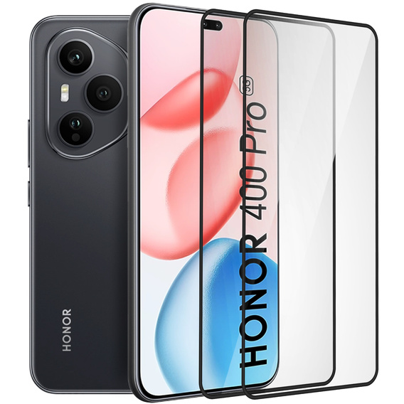 2x Szkło Hartowane ERBORD 3D do Honor 400 Pro 5G – ochrona całego ekranu