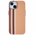 Etui do iPhone 13, Carbon Fiber MagSafe, żółte
