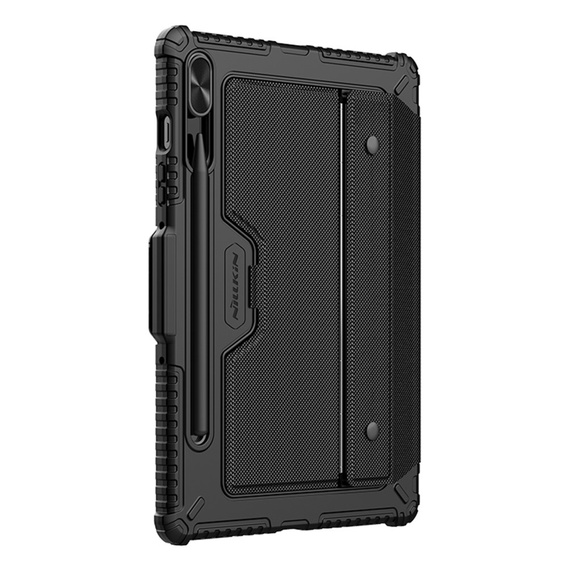 Etui z klawiaturą do Galaxy Tab S9, NILLKIN Bumper Pen Slot, czarne