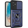Etui pancerne do Samsung Galaxy M35, CamShield Slide, niebieskie
