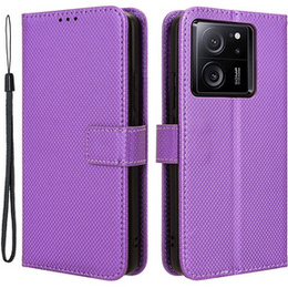 Etui z klapką do Xiaomi 13T / 13T Pro / Redmi K60 Ultra, Smart Magnet, fioletowe