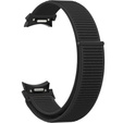 Pasek Nylonowy do Samsung Galaxy Watch 4/5/6 40/42/43/44/45/46/47mm, Czarny