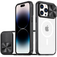 Etui do iPhone 14 Pro Max, Slide Camera Magsafe, czarne