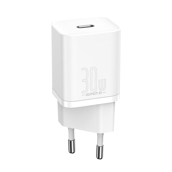Baseus ładowarka sieciowa Super Si PD 30 W, 1× USB-C do smartfonów