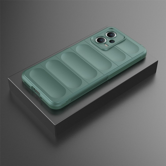 Etui do Xiaomi Redmi Note 12 5G / POCO X5 5G, Gaming Shockproof, zielone