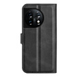 Etui z klapką do OnePlus 11 5G, Wallet Case, czarne