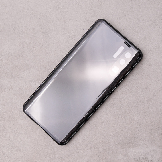 Etui do Huawei P30 Pro, ERBORD Glass Armor Leather, czarne