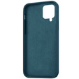 Etui do Samsung Galaxy A12 / M12 / A12 2021, Silicone Lite, ciemnozielone