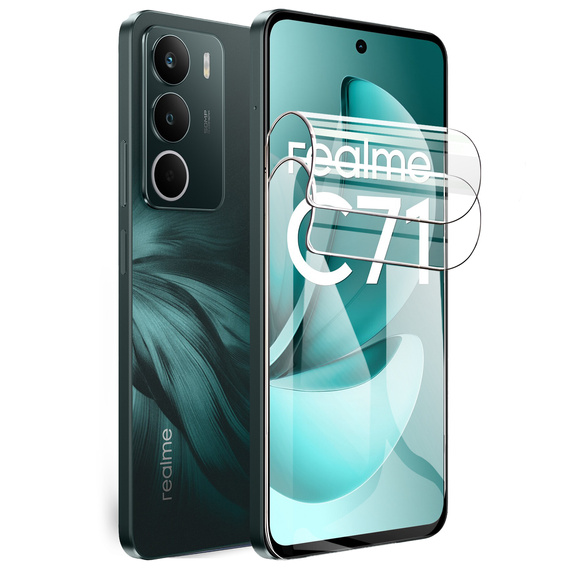 2x Folia Hydrożelowa ERBORD do Realme C71 – niewidoczna, ale skuteczna tarcza