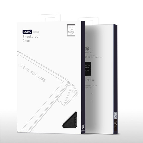 Etui Dux Ducis do Lenovo Tab P12, czarne