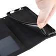 Etui z klapką do Samsung Galaxy Z Fold3 5G, Card Slot, czarne