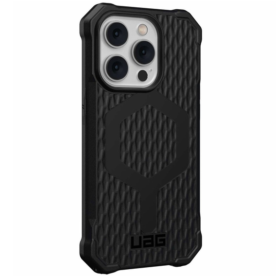 Etui Urban Armor Gear do iPhone 14 Pro, Essential Armor MagSafe, czarne