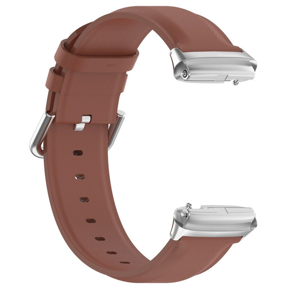 Pasek Skórzany do Xiaomi Redmi Watch 3 Active, Brązowy