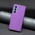 Etui z klapką do Samsung Galaxy A54 5G, Wallet Litchi Magnet, fioletowe
