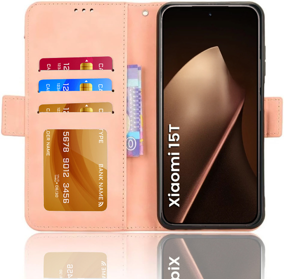 Etui z klapką Card Slot do Xiaomi 15T