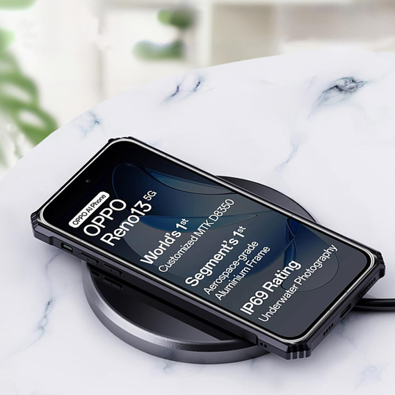 Etui do Oppo Reno 13, AntiDrop Hybrid, czarne