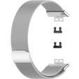 Pasek Bransoleta Milanese do Huawei Watch Fit, Srebrny